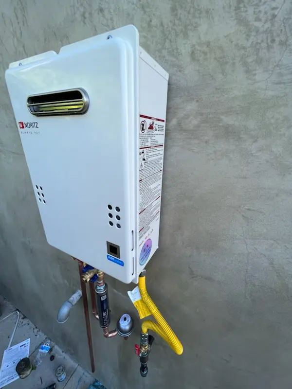 Tankless water heater installation for Stow homes